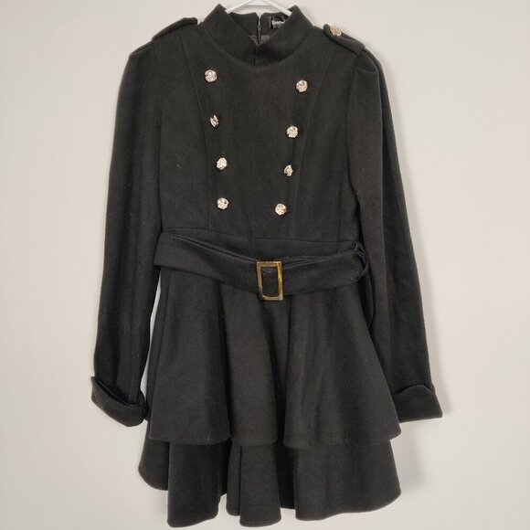 Yuantoufengshang Dresses & Skirts - Yuantoufengshang Women's Coat Dress Size S Black Lined Winter Goth Sophisticated